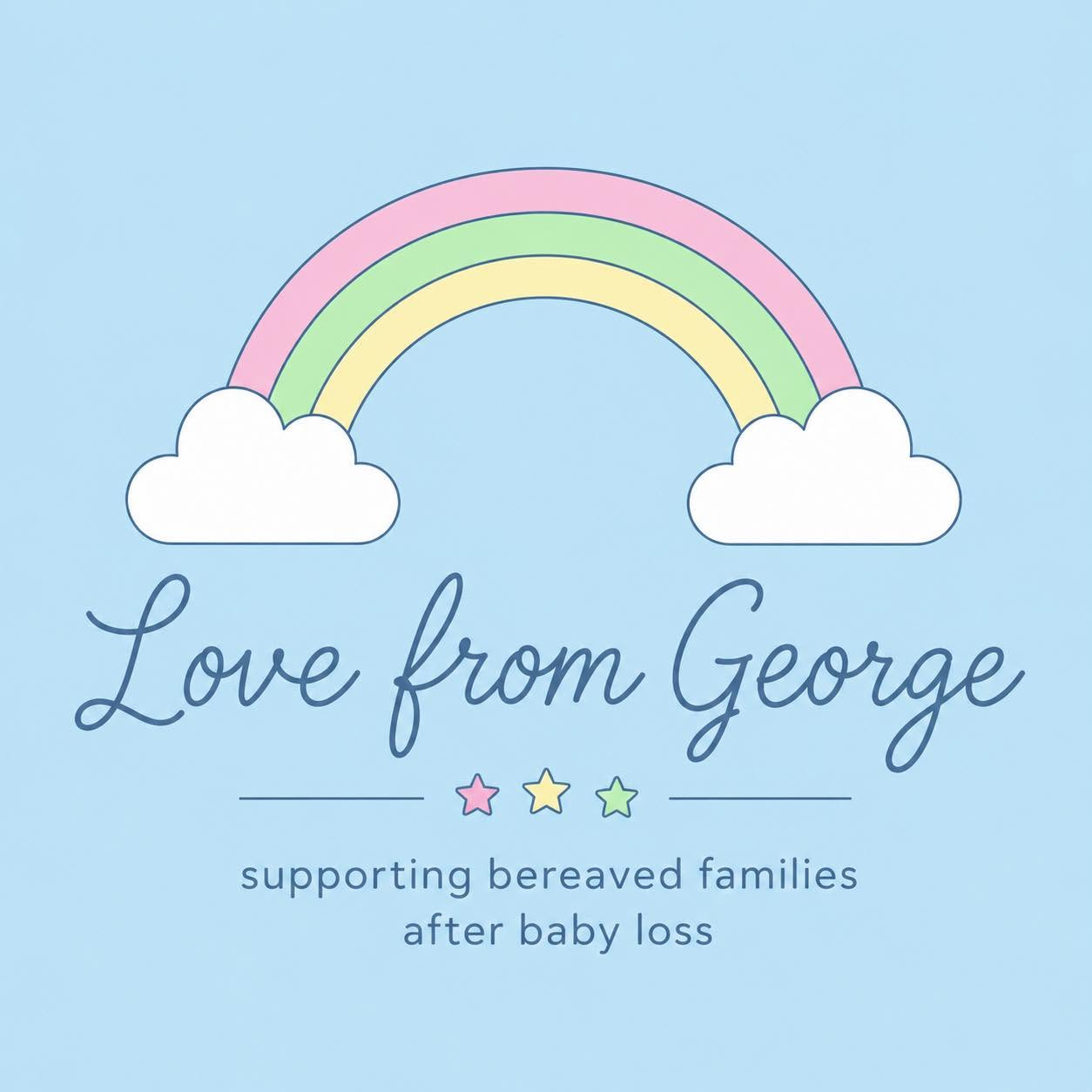 Love From George rainbow logo